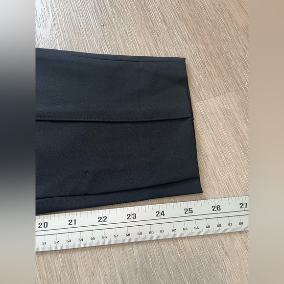 COS Wool Black Wide-leg Crop Trousers - Picture 12 of 13